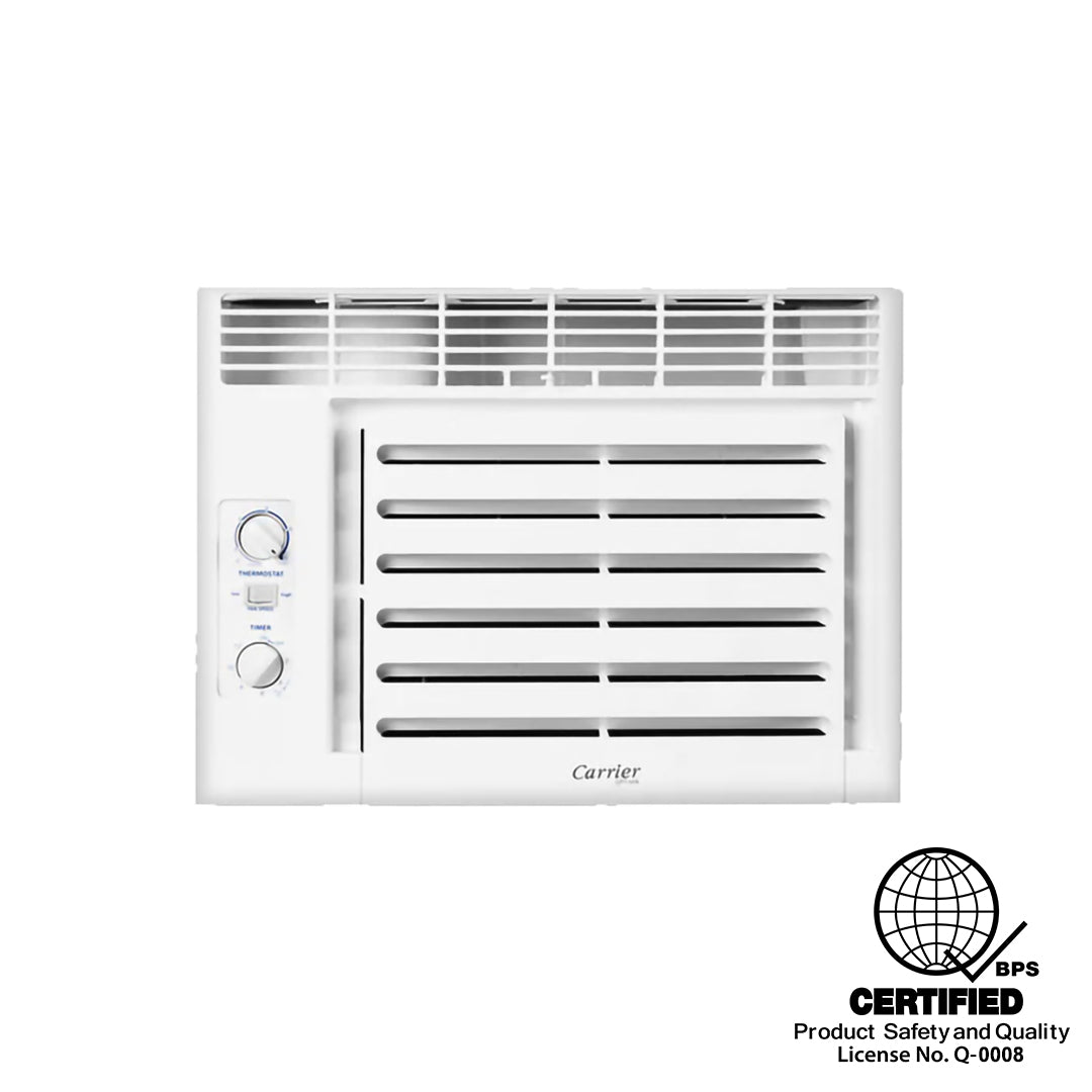 Carrier 0.75 HP Deluxe, Window-Type Air Conditioner (Class A)