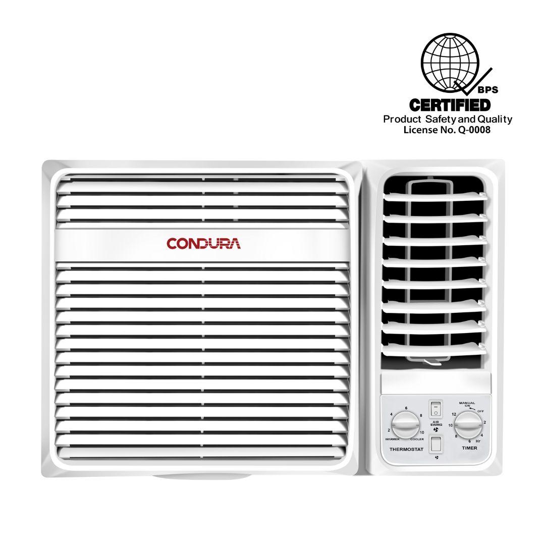 Condura 0.75 HP Deluxe 6X Series Window-Type Air Conditioner (Class B)