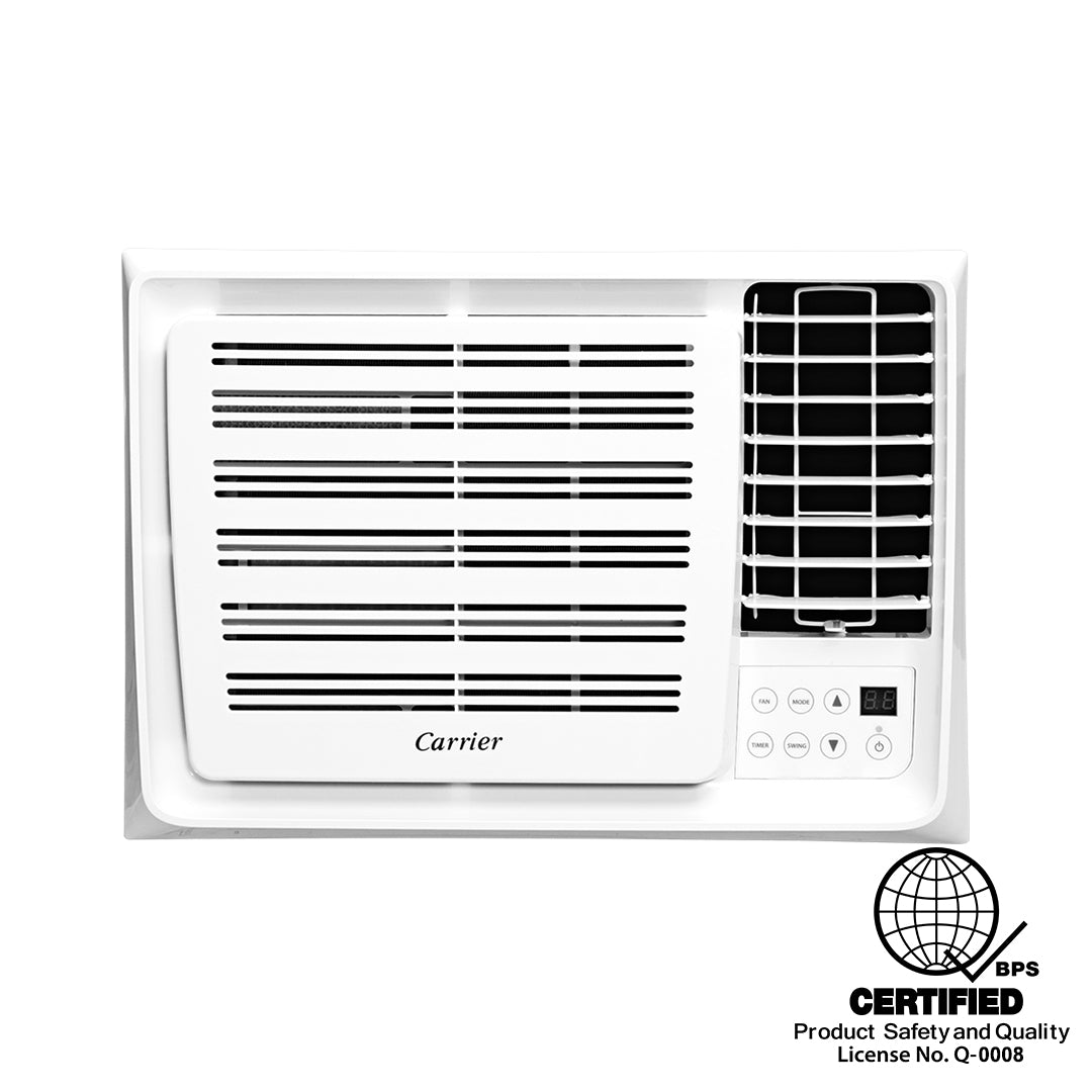 Carrier 1.50 HP Remote iCool Green, Window-Type Air Conditioner (Class B)