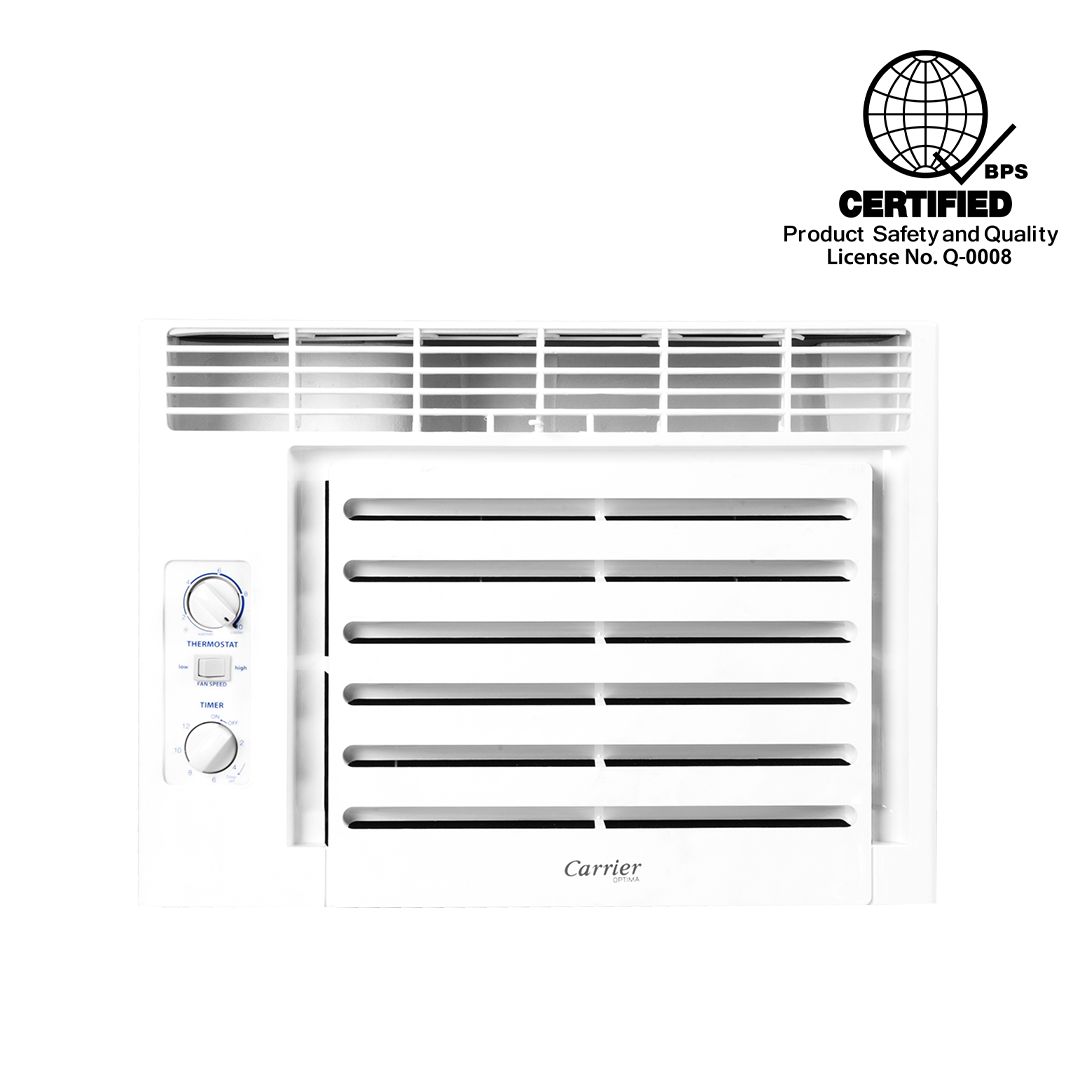 Carrier 0.75 HP Timer Optima Green Window-Type Air Conditioner (Class B)