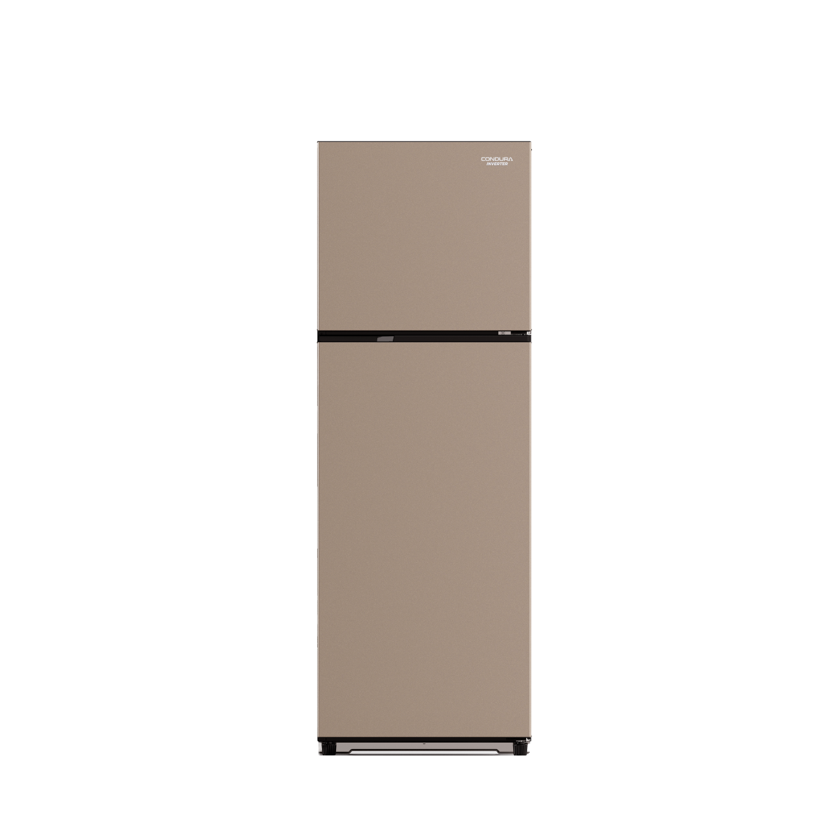 Condura 10.1 Cu.Ft. No Frost Top Freezer Inverter Refrigerator Taupe (Class C)
