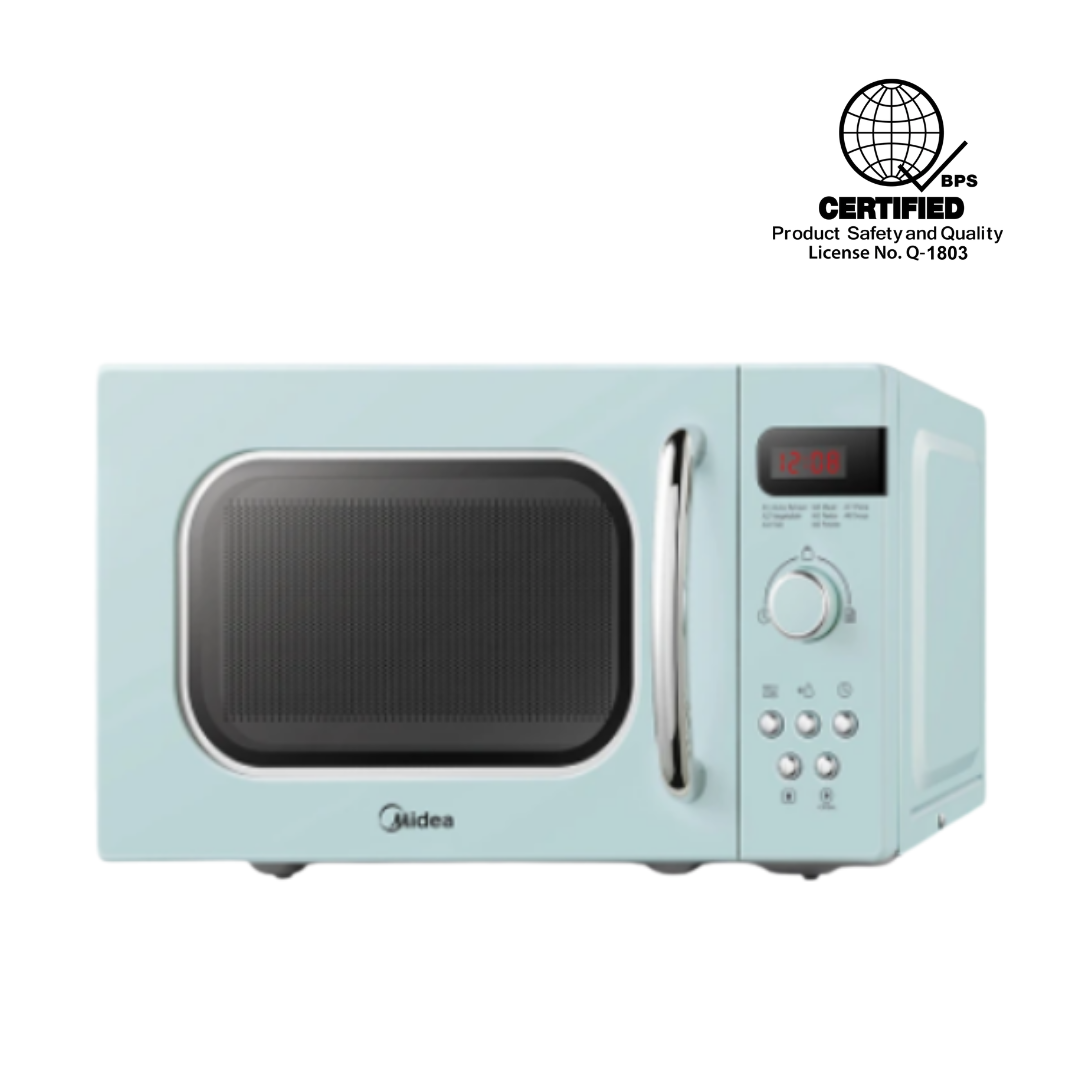 MIDEA 20L Light Blue Digital Control Microwave Oven (Class A)