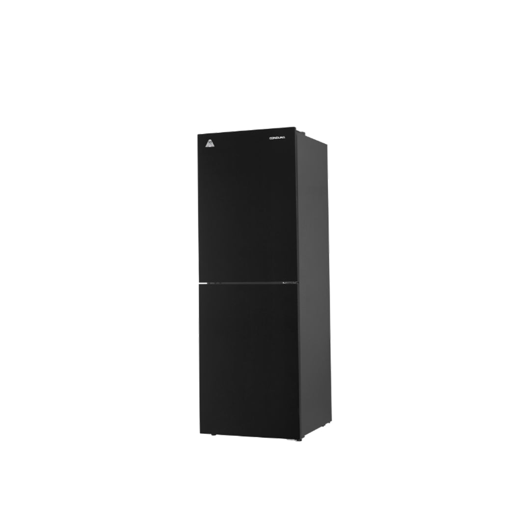 Condura 8.1 Cu.Ft. No Frost Bottom Freezer Inverter Refrigerator Black Glass CBF-254i (Premium) RST
