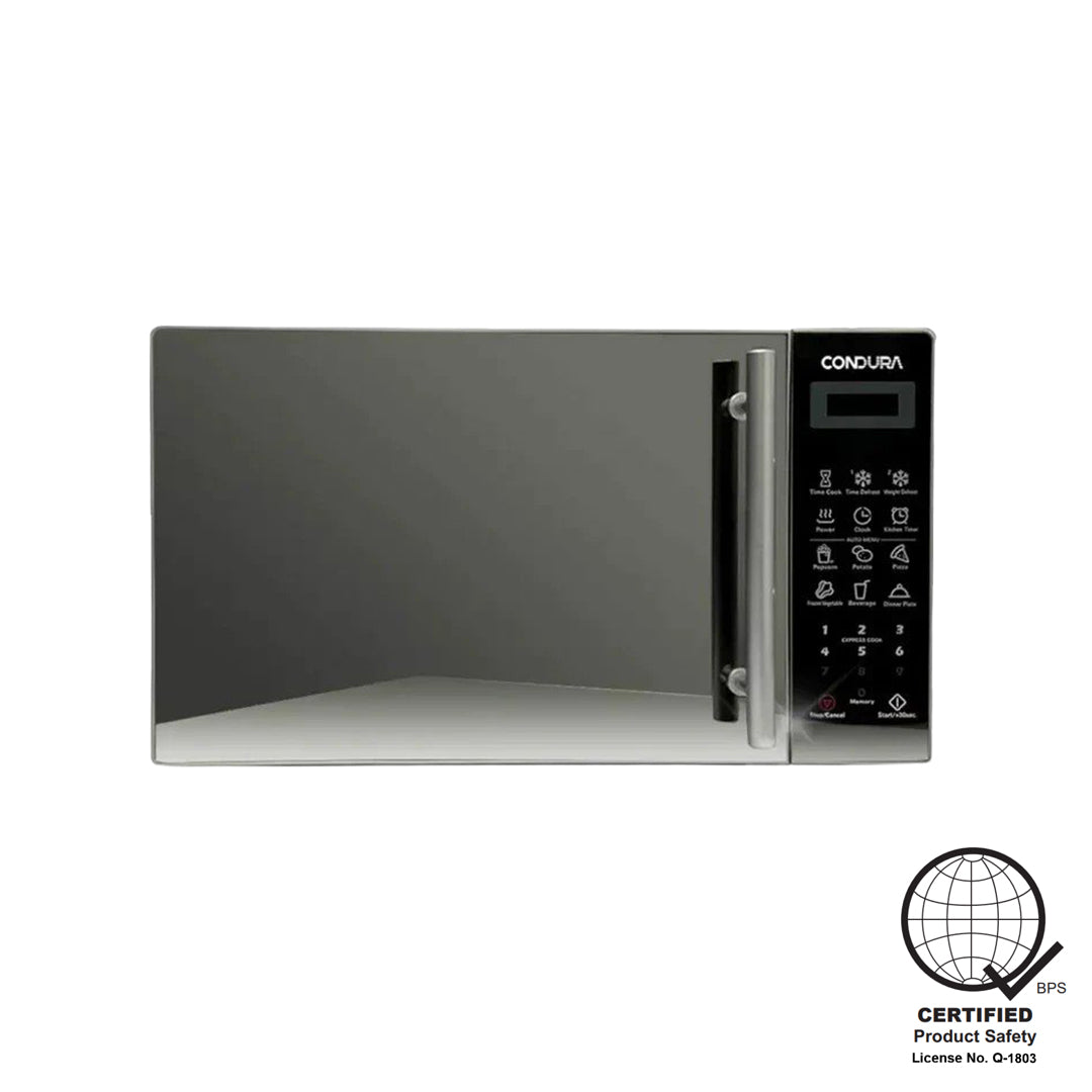 Condura 20L Digital Microwave Oven, Silver (Premium)