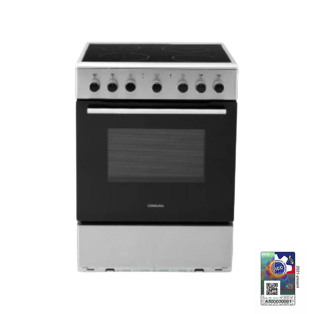 Condura 60 CM, 4Z Ceramic Mid. Free Standing Cooker (Class A)