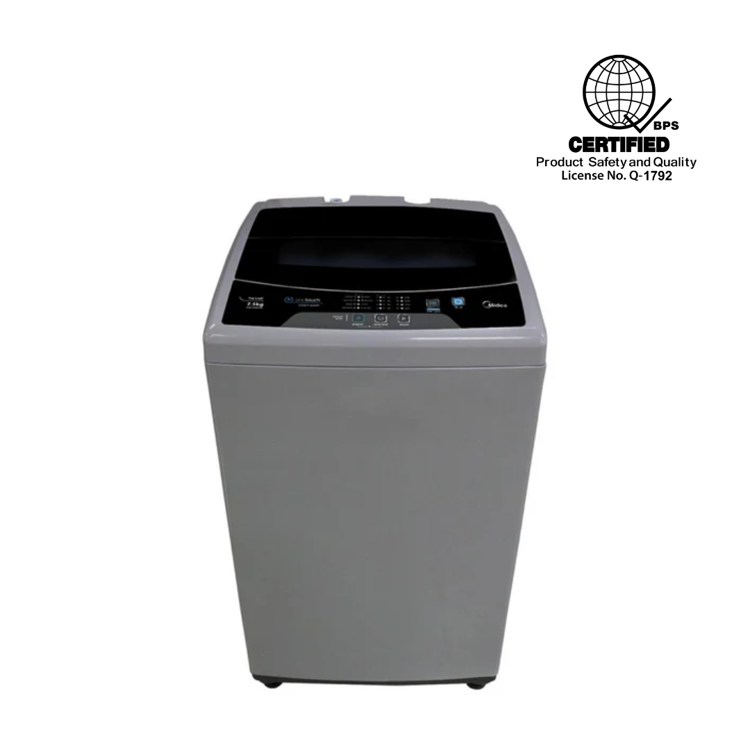 Midea 7.5 KG Top Load Non-Inverter Washing Machine (Class A)