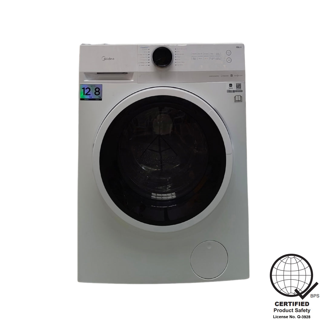 Midea 12 KG Front Load Combo Inverter Washing Machine MF200 (Class A)