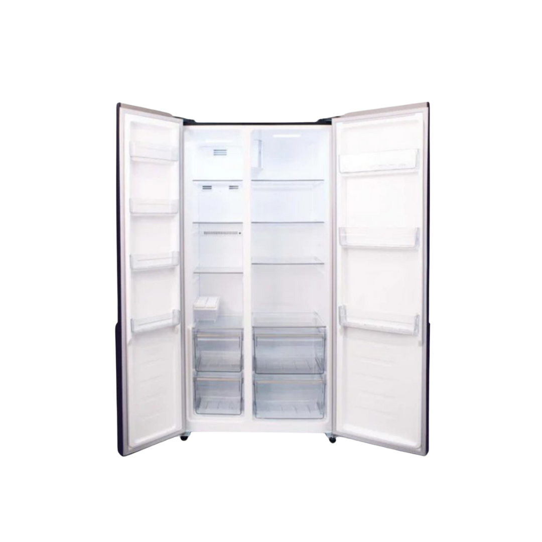 Condura 18.8 Cu. FT. No Frost Fully Auto, Side by Side Inverter Refrigerator, Black Glass, CSS-564i (Class C)