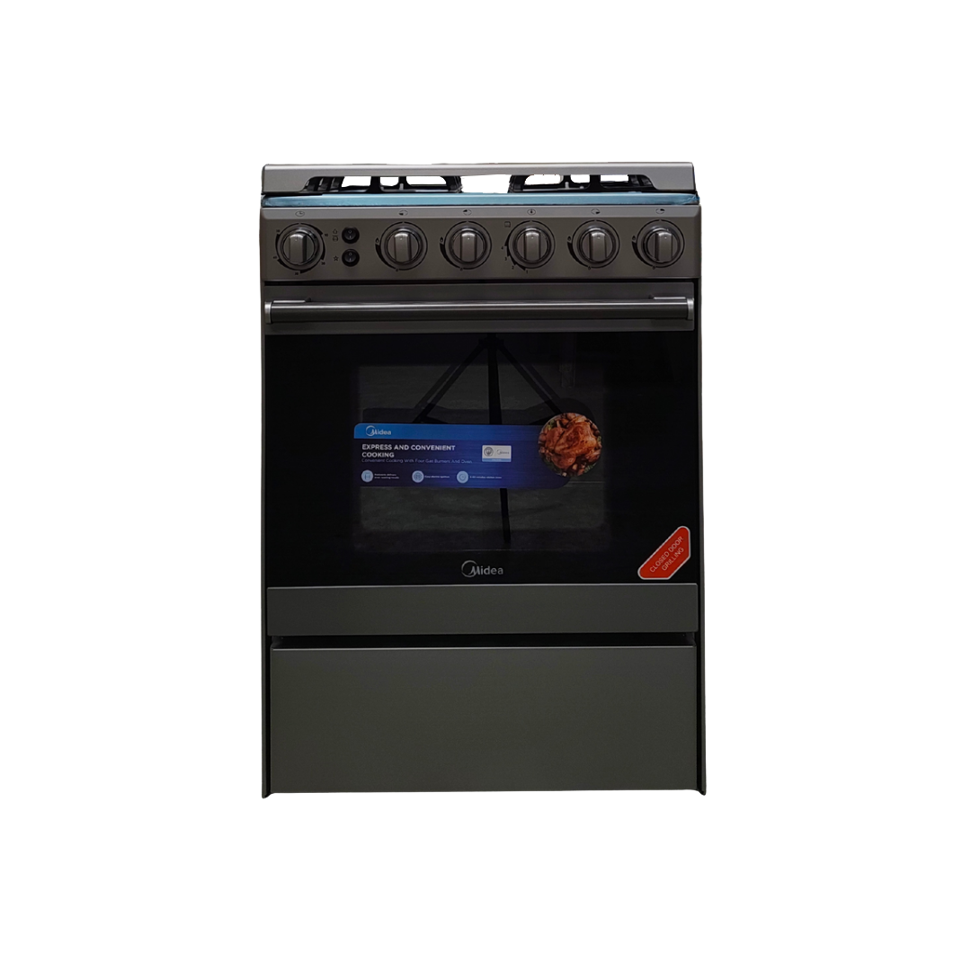 Midea 60 CM 4 Gas Silver (Class A)