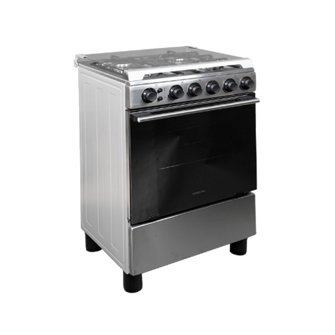 Condura 60CM Range, 4 Gas Burners, Mirror Oven (Class C)