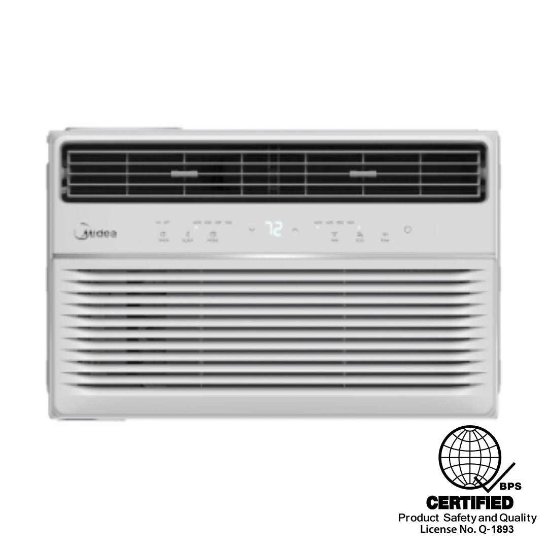 Midea 1.00 HP Remote Window-Type Non-Inverter Air Conditioner (Class A)