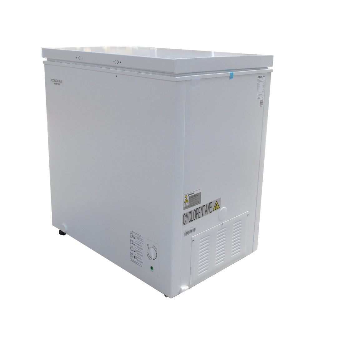 Condura 7.0 Cu.Ft. Chest Freezer Direct Cool Manual Inverter Refrigerator, White CCF70DCi (Class C)