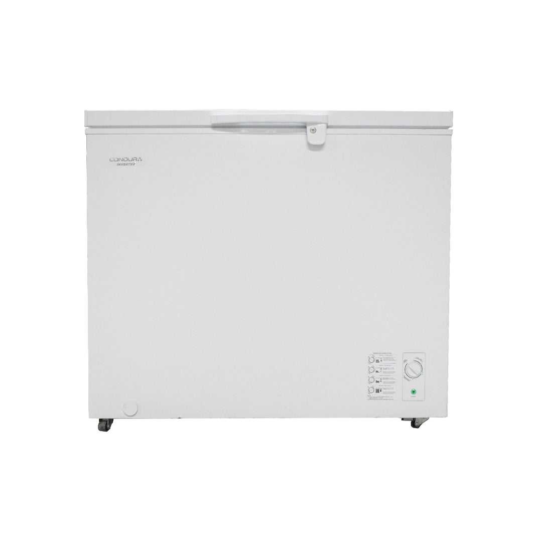 Condura 8.6 Cu.Ft. Direct Cool Chest Freezer Inverter Refrigerator, White CCF86DCI (Class B)