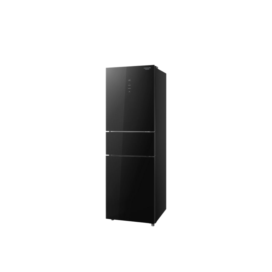 Condura 9.3 Cu.Ft. No Frost Bottom Freezer 3 Door Inverter Refrigerator CBF93iBG Black Gray (Class C)
