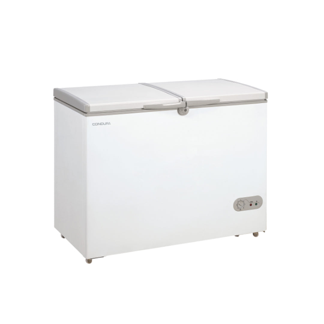 Condura 10 Cu.Ft. Negosyo Pro Dual Comparment Chest Freezer Non-Inverter Refrigerator CCF100DF (Premium) RST