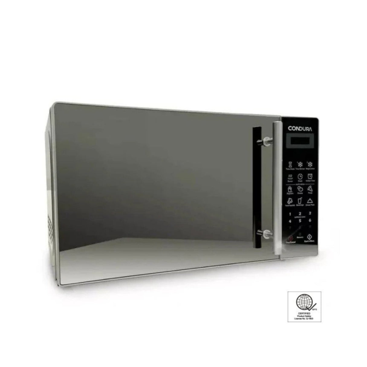 Condura 20L Digital Microwave Oven, Silver (Premium)