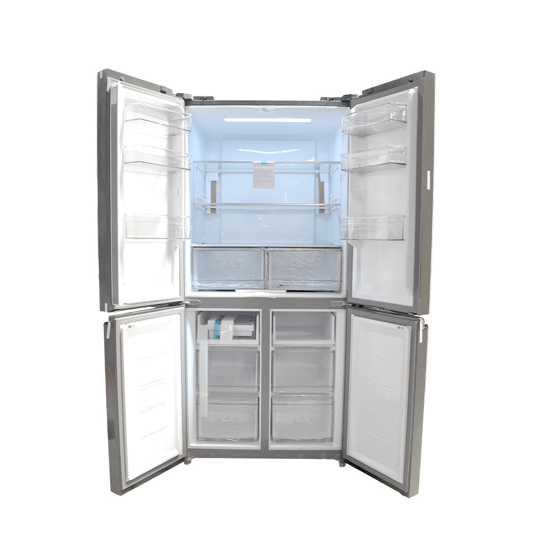 Condura 16.7 Cu.Ft. No Frost Multi-Door Inverter Refrigerator, White Glass CMD183iW (Class C)