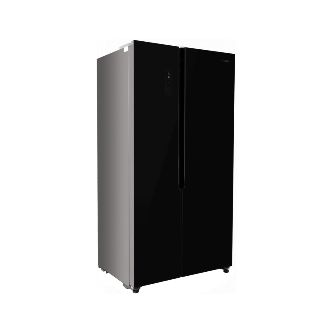 Condura 20 Cu. Ft. No Frost Inverter Side-by-Side Refrigerator Black Glass Door CSS-562i (Class B)