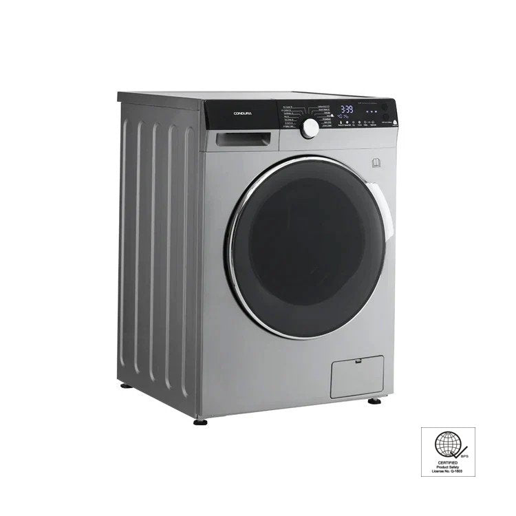 Condura 12 KG Front Load Combo Inverter Washing Machine Silver (Class A)