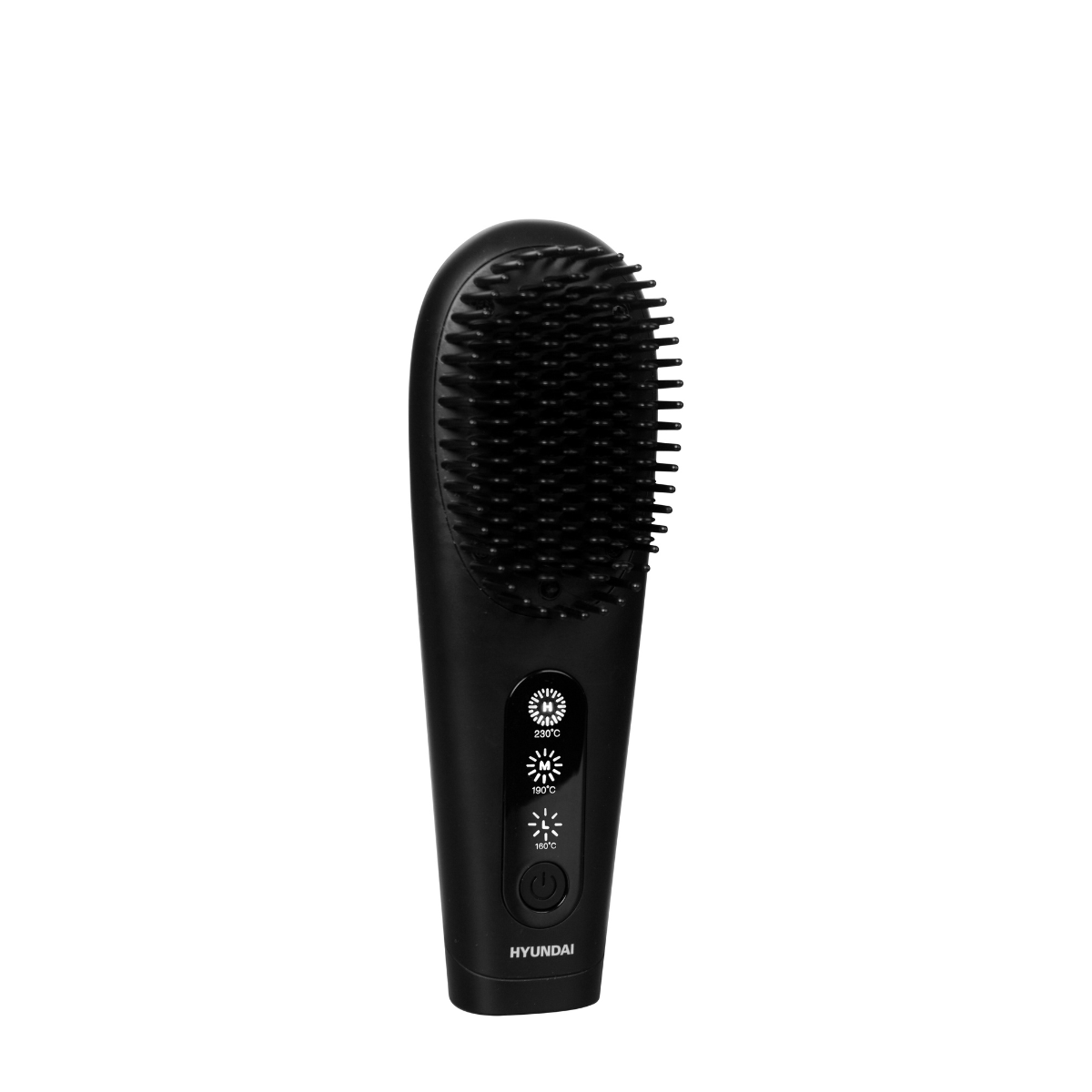 Hyundai Hair Straightener Brush Cordless Black HC-204 (Premium)