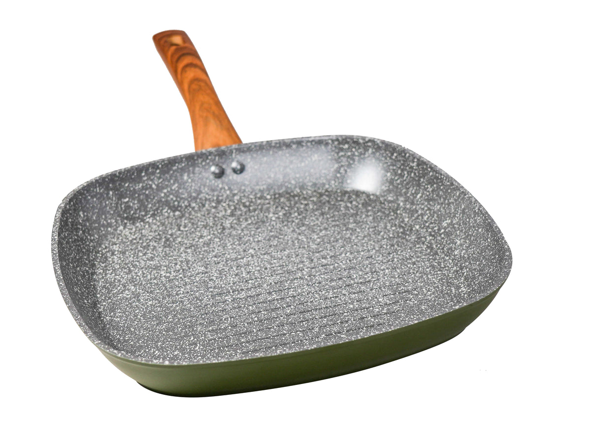 Masflex 28cm Olive Forged Grill Pan NK-PS858 (Premium)