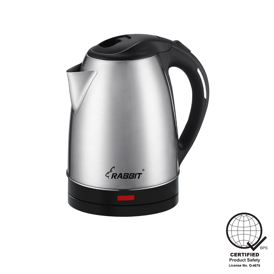 Rabbit 1.8 L Electric Kettle, Stainless body (Premium)