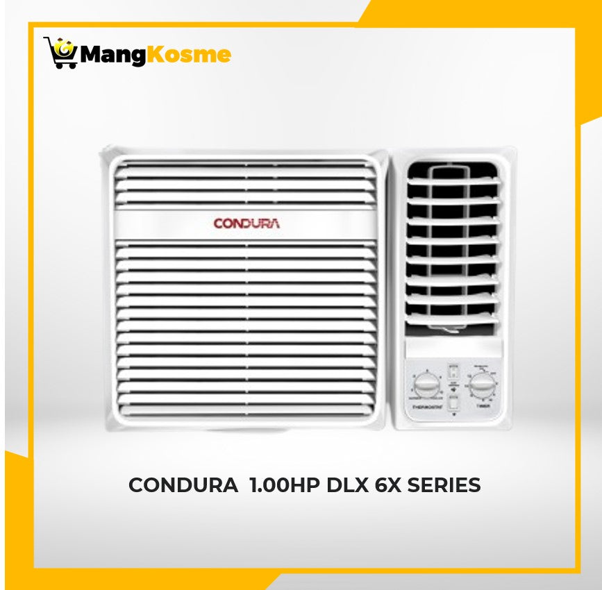 condura-window-type-aircon-1.00 hp-dlx 6x-series-front-view-mang-kosme