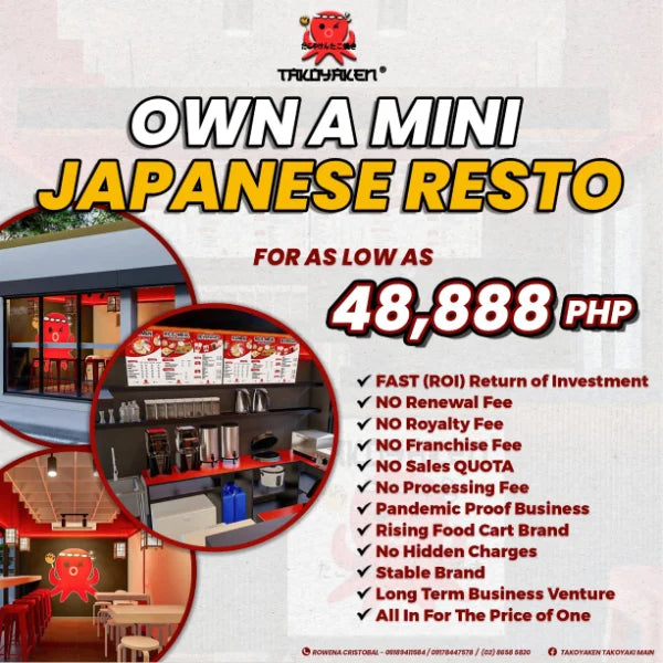 Takoyaken - Own a Mini Japanese Resto