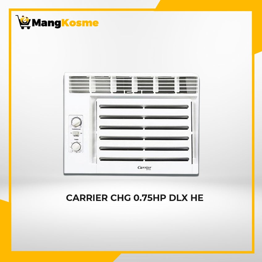 carrier chg-0.75 hg-dlx he-window-type-aircon-front-view