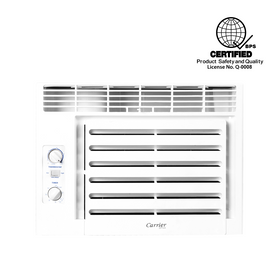 Carrier 0.5 HP Deluxe Optima Green Window-Type, Non-Inverter Air Conditioner (Class B)