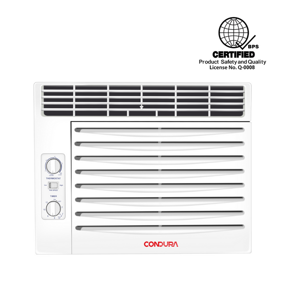 Condura 1.00HP Timer 6S Series Window-Type Air Conditioner (Class B)