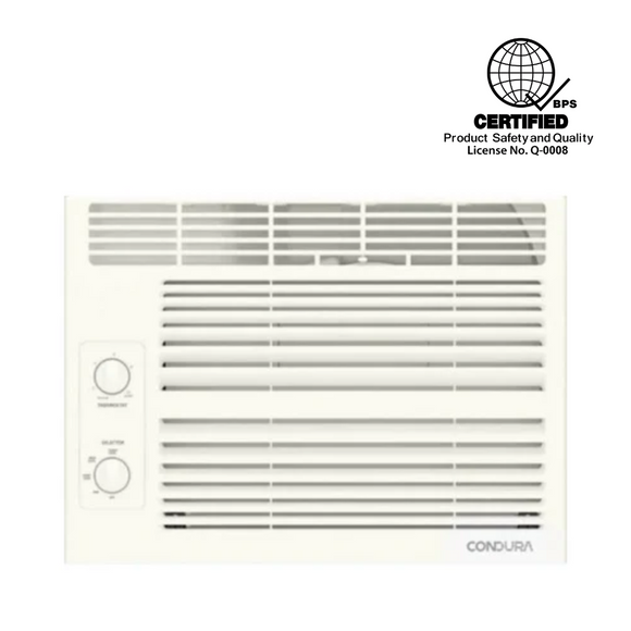Condura 0.50 HP Standard Window-Type Air Conditioner (Class B)