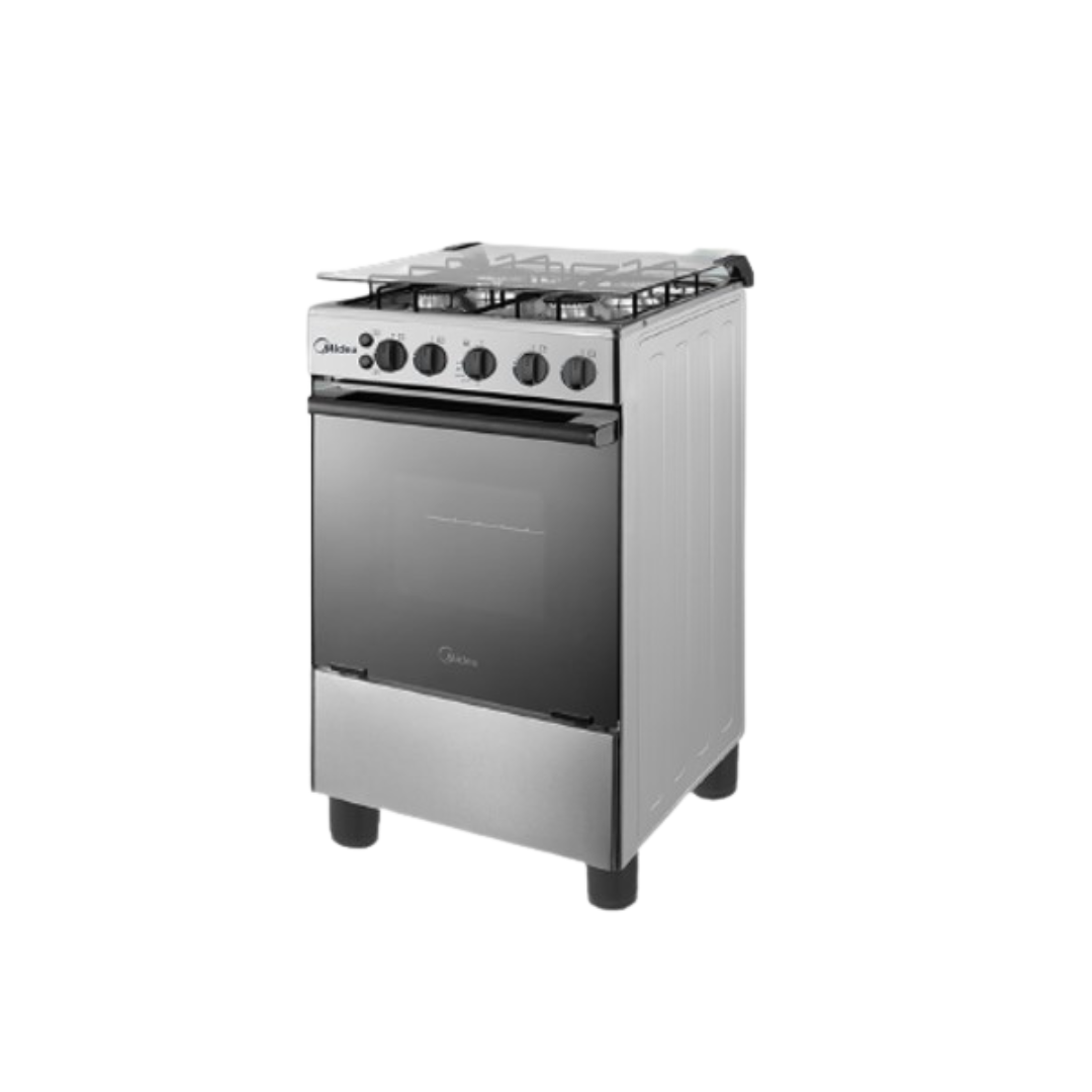 Midea 50 CM Silver Gas Range 4 Gas with FFD (Class A)