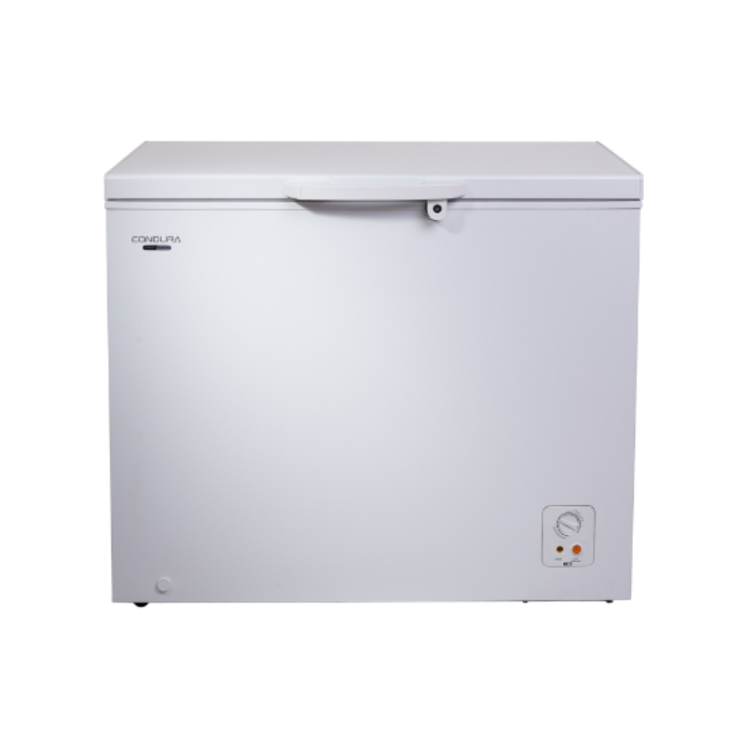 Condura 8.3 Cu. Ft. Chest Freezer Manual Inverter Refrigerator, White CCF250Ri (Class B)
