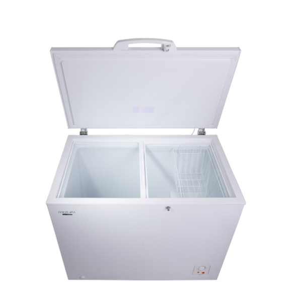 Condura 8.3 Cu. Ft. Chest Freezer Manual Inverter Refrigerator, White CCF250Ri (Class B)