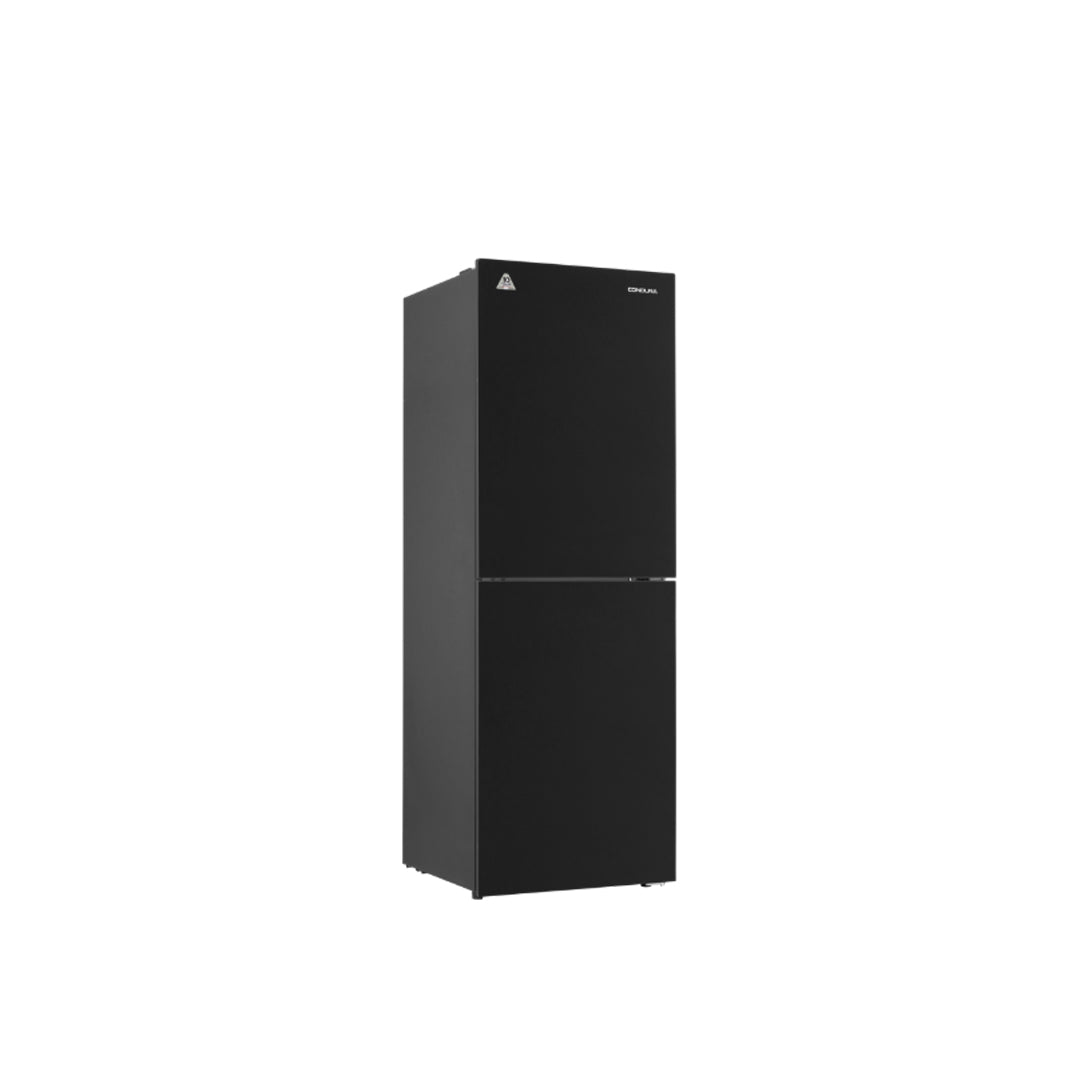 Condura 8.1 Cu.Ft. No Frost Bottom Freezer Inverter Refrigerator Black Glass CBF-254i (Premium) RST