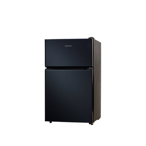 Condura 3.1 Cu.Ft. Personal Non-Inverter Refrigerator Black Glass CPR90TD Blk (Premium) RST