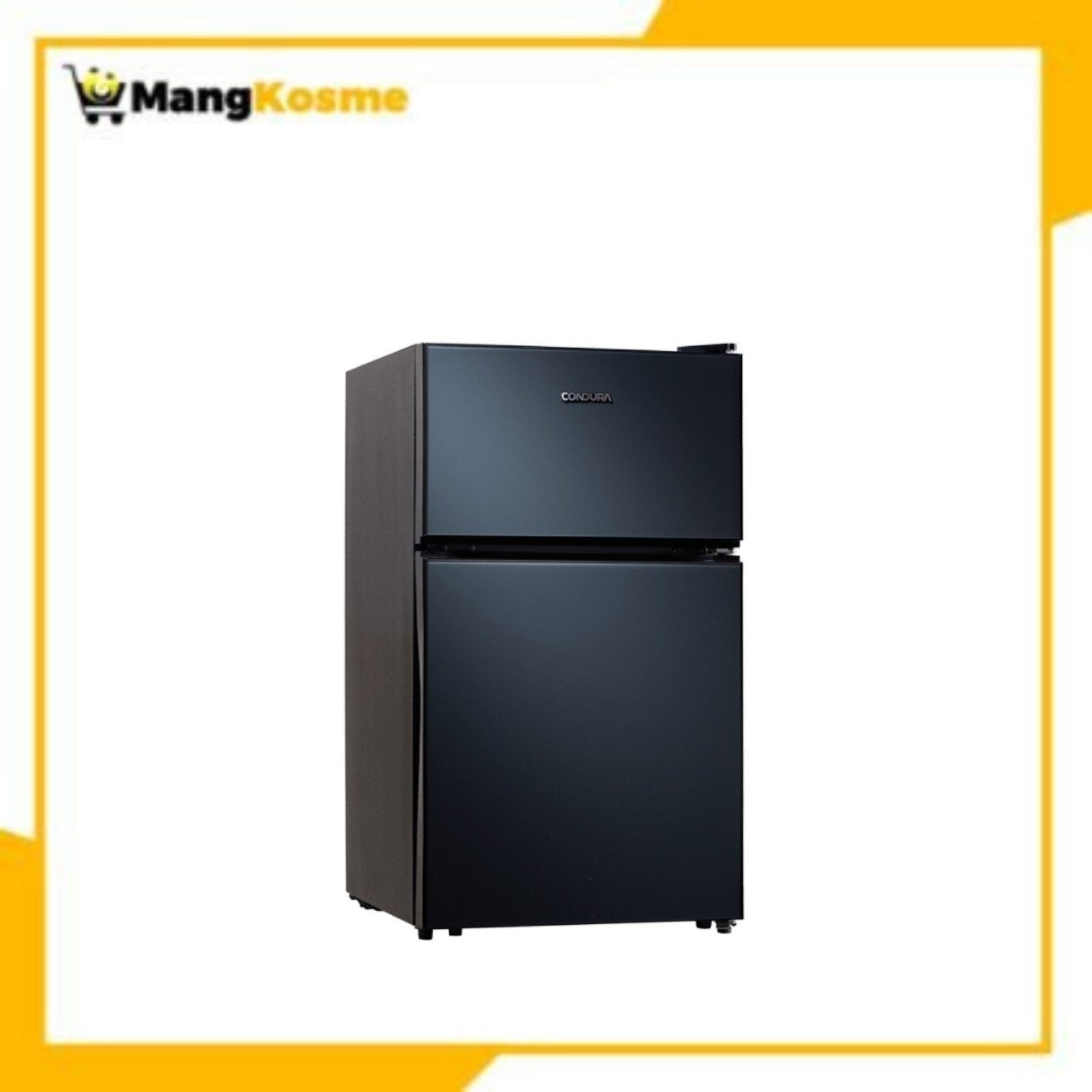 Condura 3.2 Cu. Ft .Two Door, Manual Defrost, Personal Refrigerator, Black Glass, CPR90TD (Class A)