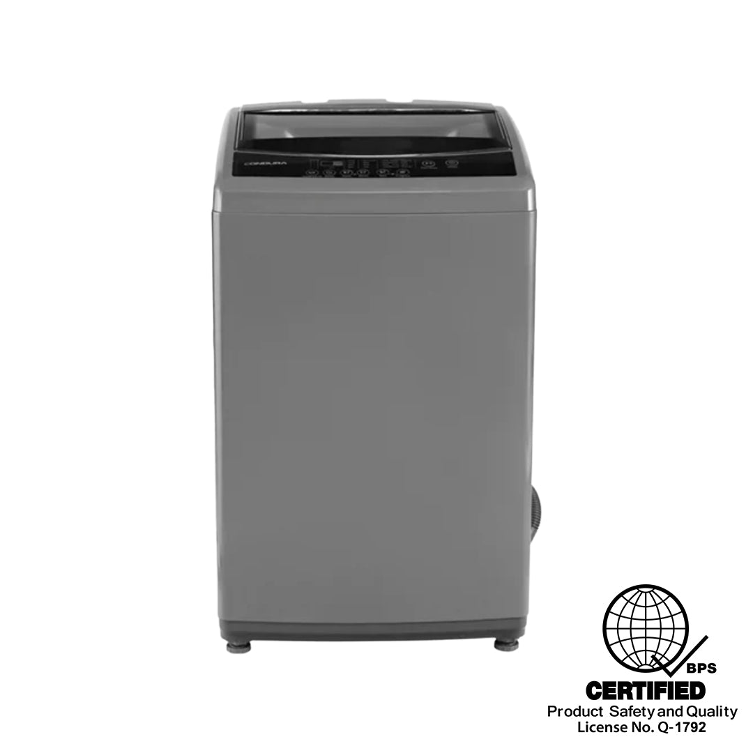 Condura 7.5 KG Top Load Full Automatic Washing Machine Gray (Class C)