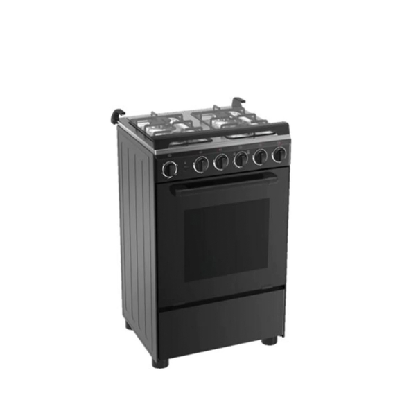 Midea 60cm 4-Burner Gas Range Black (Class A)