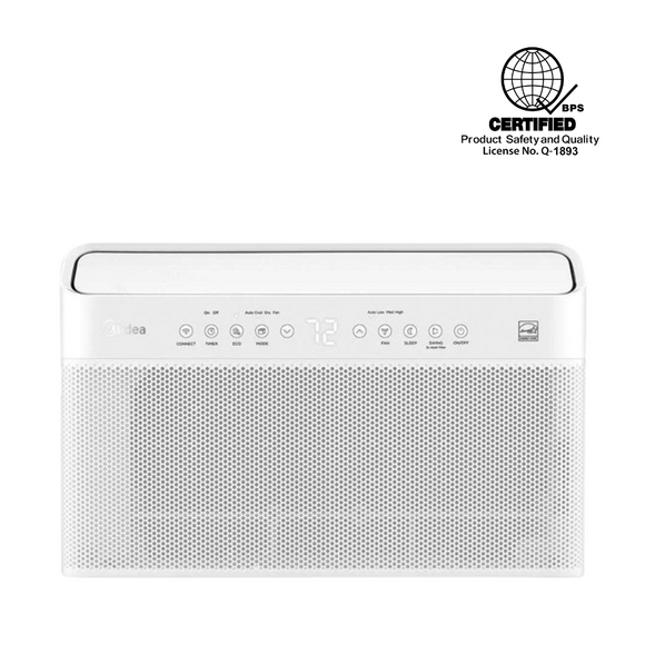 Midea 1.50 HP U-Shape Window-Type Inverter Air Conditioner (Class A)