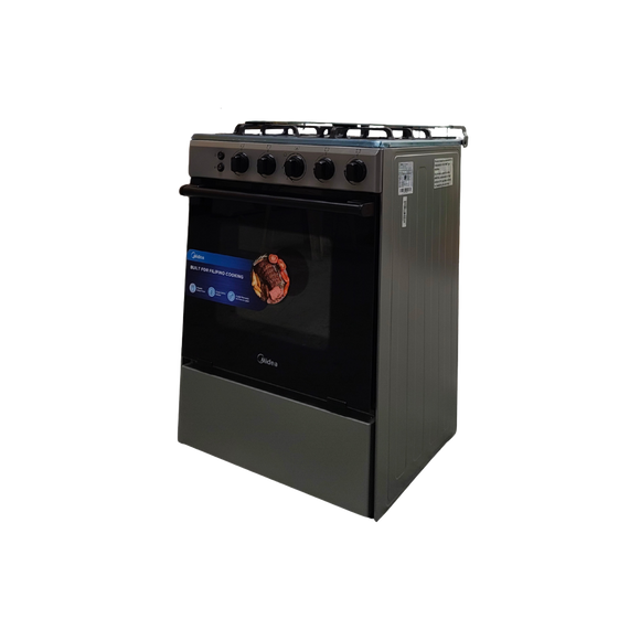 Midea 60 CM 4 Gas Stainless (Class A)