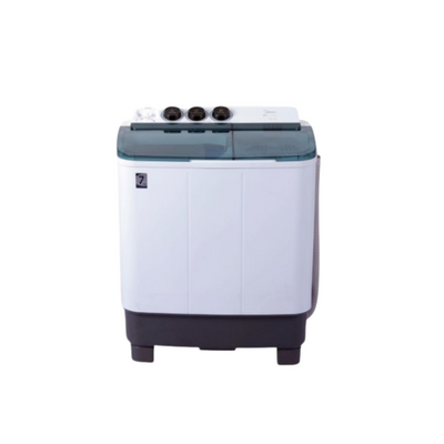 Midea 13 KG Twin Tub Washing Machine (Class A) + FREE Rabbit Electric Non-Stick Dry Iron 5188C MKB3 - 0