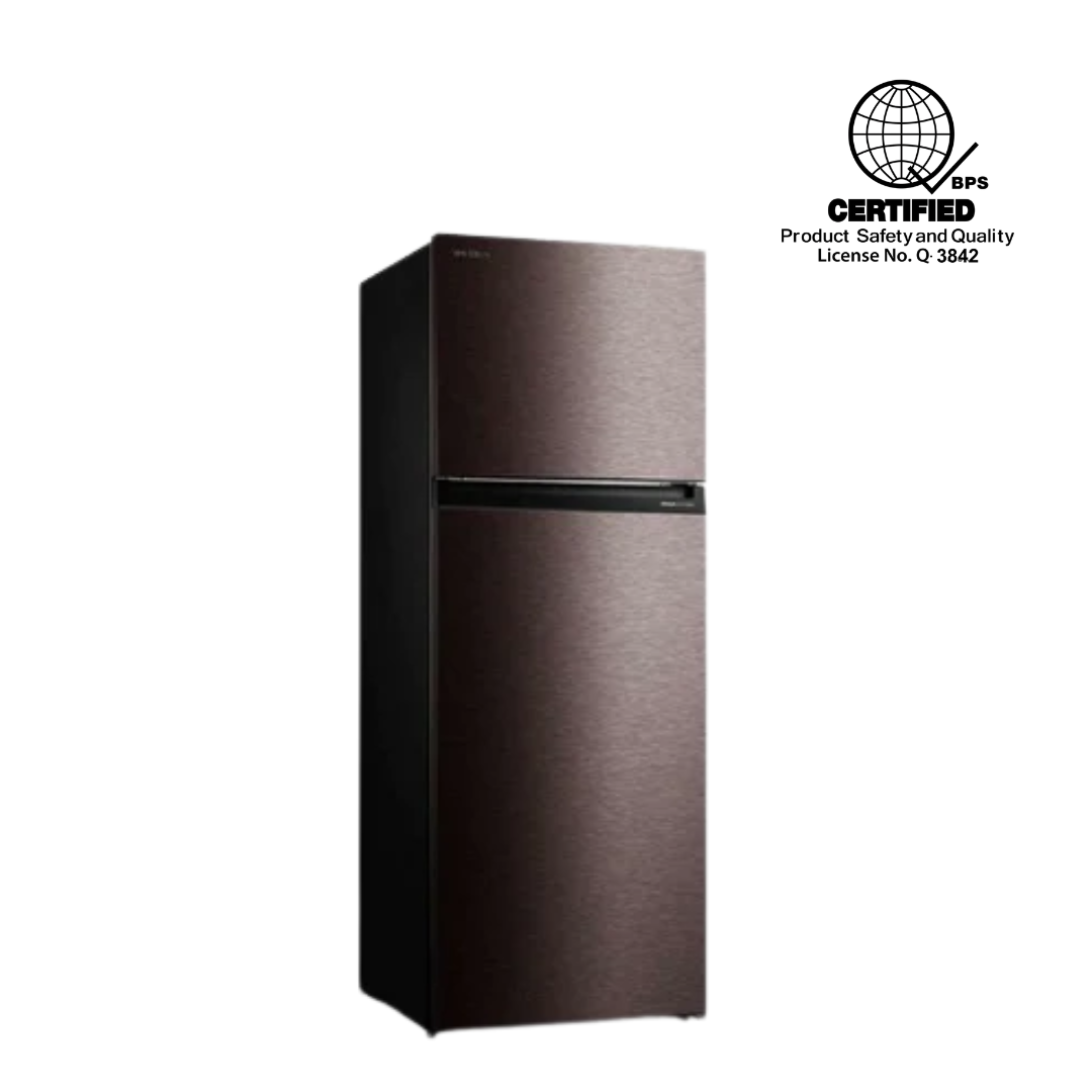 Toshiba 14 Cu.Ft. Two Door Top Mount Freezer, No Frost Inverter Refrigerator (Class A)