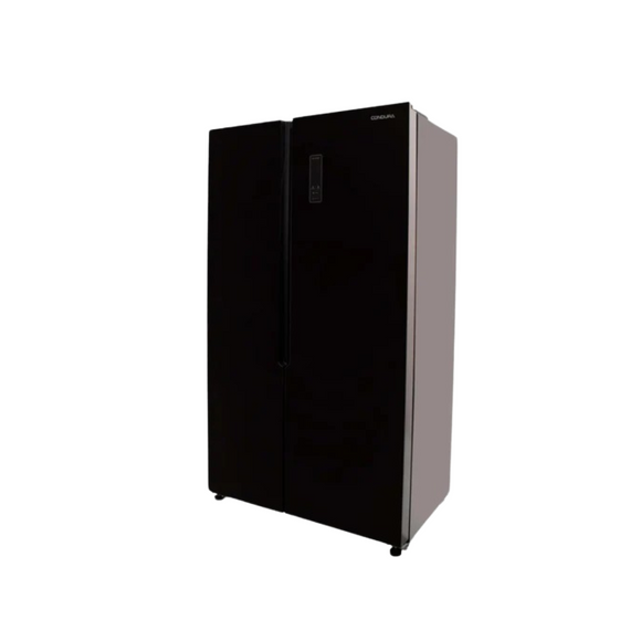 Condura 18.8 Cu. FT. No Frost Fully Auto, Side by Side Inverter Refrigerator, Black Glass, CSS-564i (Class C)