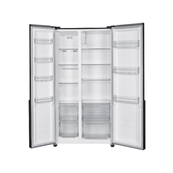 Condura 21 Cu.Ft. No Frost, Side by Side Auto Inverter Refrigerator , Black Glass (Class C)