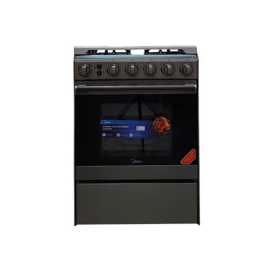 Midea 60 CM 4 Gas Silver (Class A)
