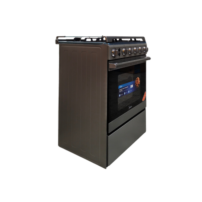 Midea 60 CM 4 Gas Silver (Class A) - 0