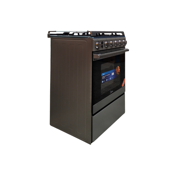 Midea 60 CM 4 Gas Silver (Class A)