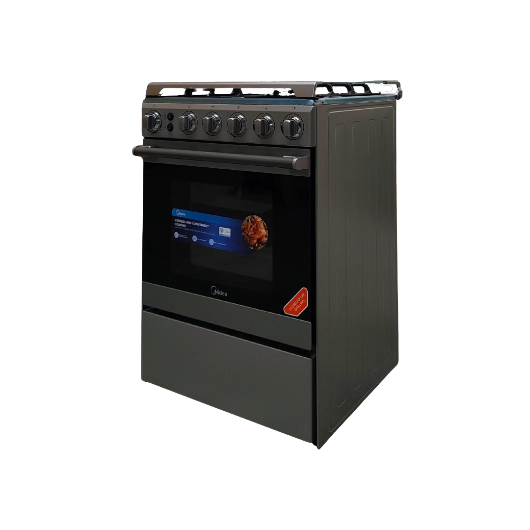 Midea 60 CM 4 Gas Silver (Class A)